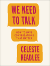 Cover image for We Need to Talk